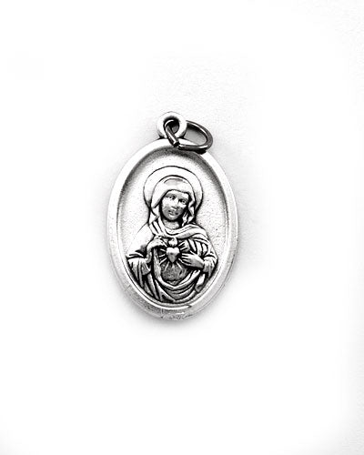Sacred Heart Medal - Back
