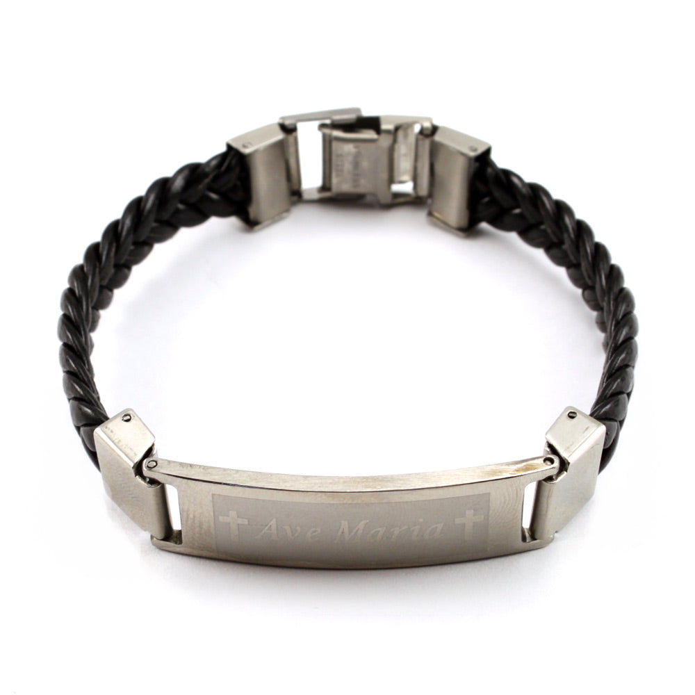 Ave Maria Prayer Catholic Bracelet