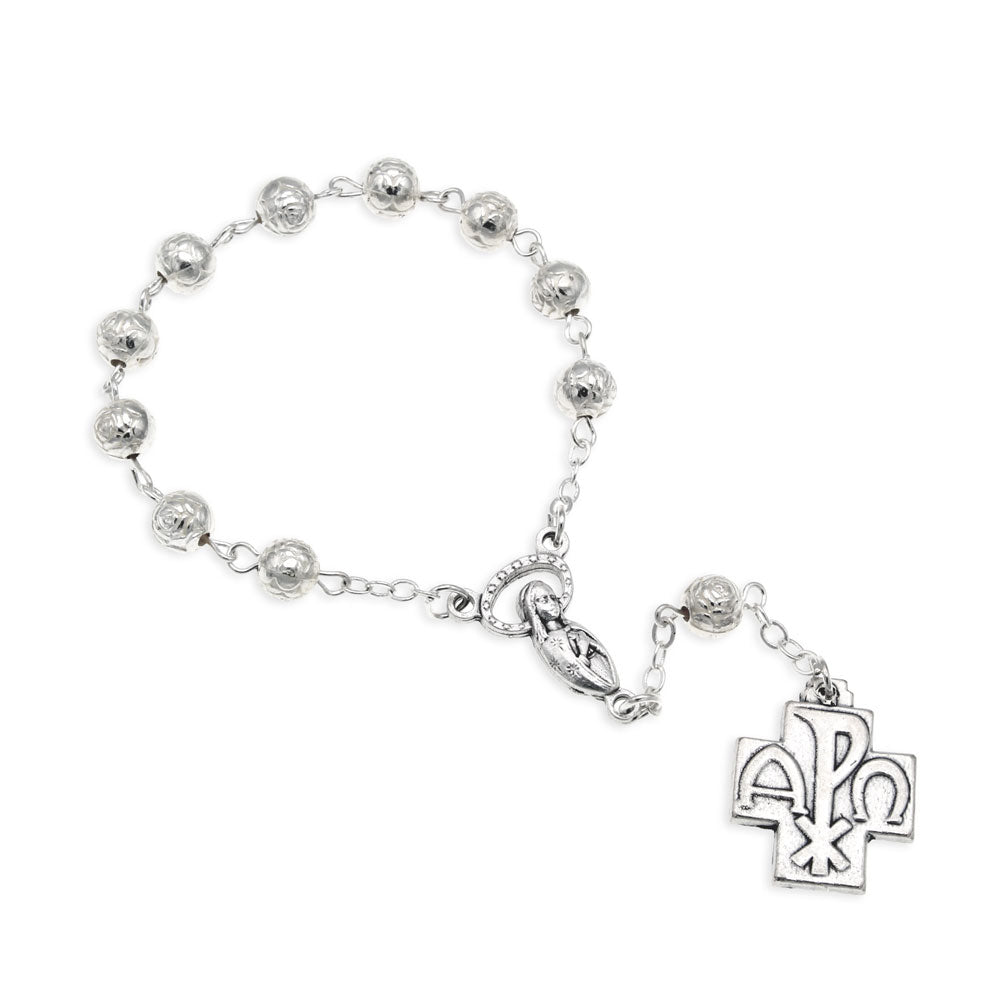 Pocket Rosary Rosebud Beads