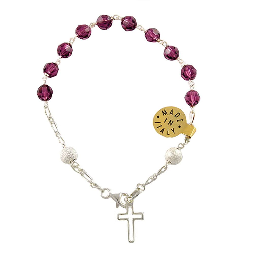 Rosary Bracelet Swarovski Beads