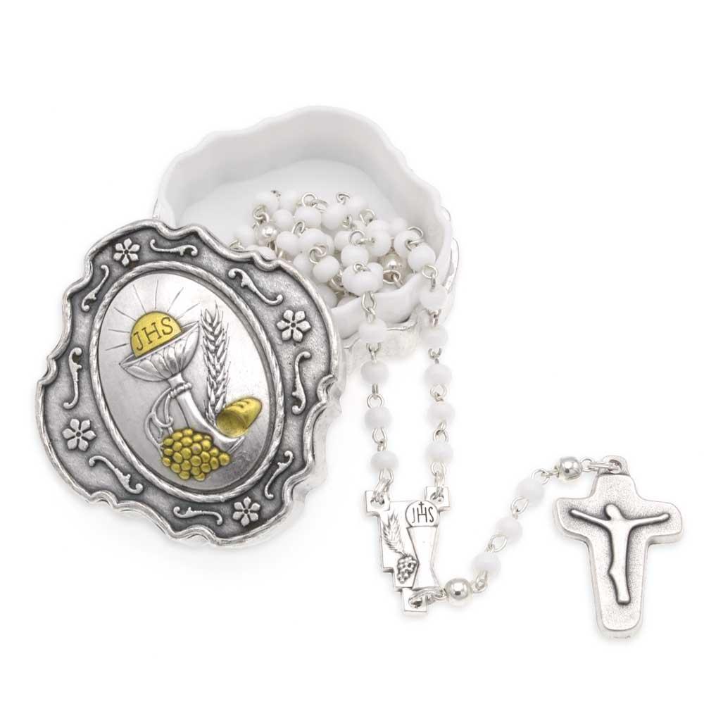 Catholic First Communion Rosary Set