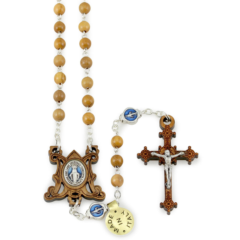 Rosary with Olive Wood Beads