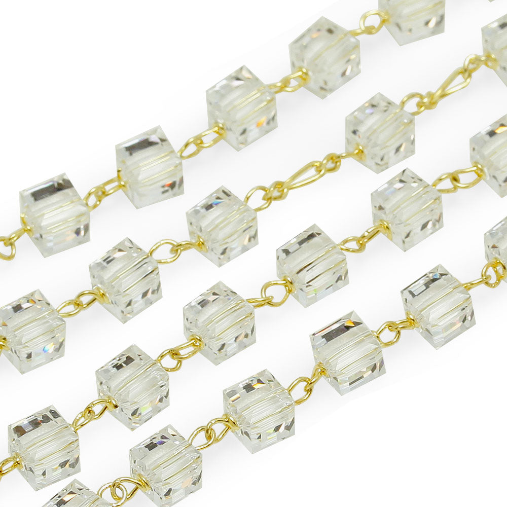 Rosary with Swarovski Crystal Beads