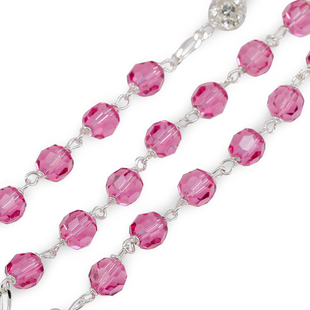 Crystal Beads Miraculous Rosary