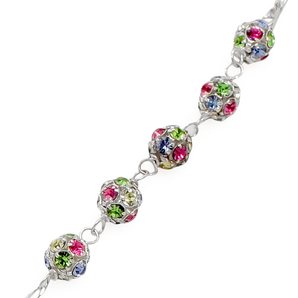 Swarovski Crystal Beads Rosary Necklace