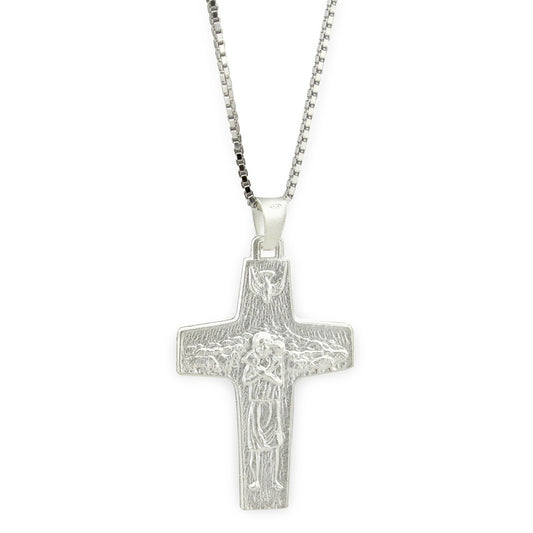 Sterling Silver Pope Francis Cross Pendent