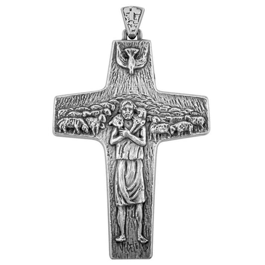 Pope Francis Vedele Hanging Cross 4.5 in