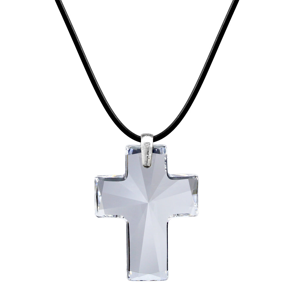 Swarovski Clear Crystal Cross Pendant