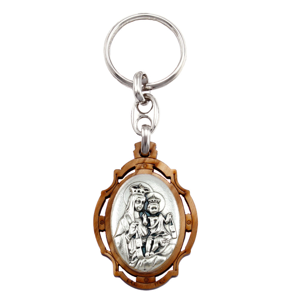 Lady of Mount Carmel Keychain