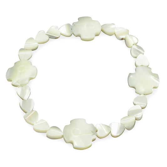 Mother of Pearl Catholic Bracelet