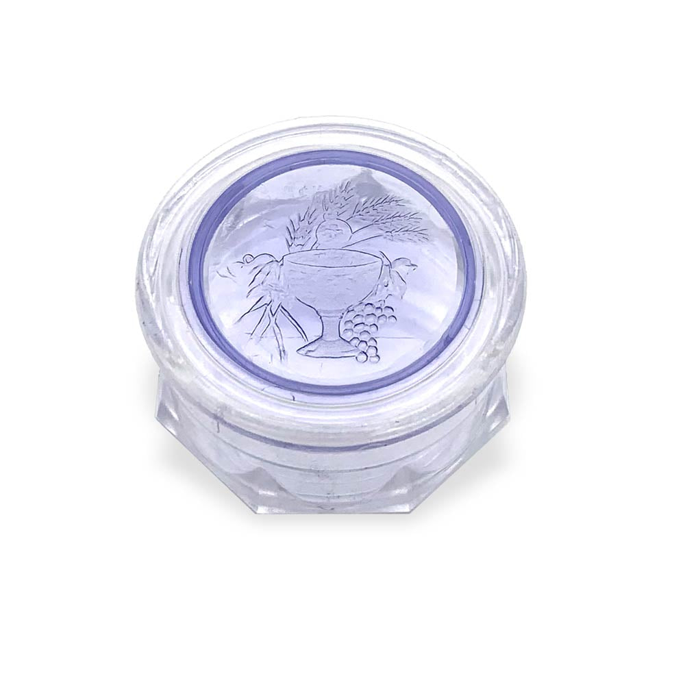First Communion Plastic Rosary Box Blue Top
