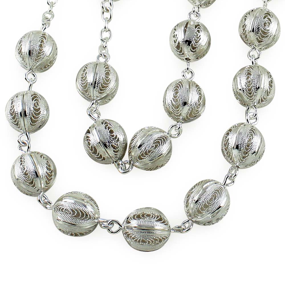 Filigree Catholic Rosary