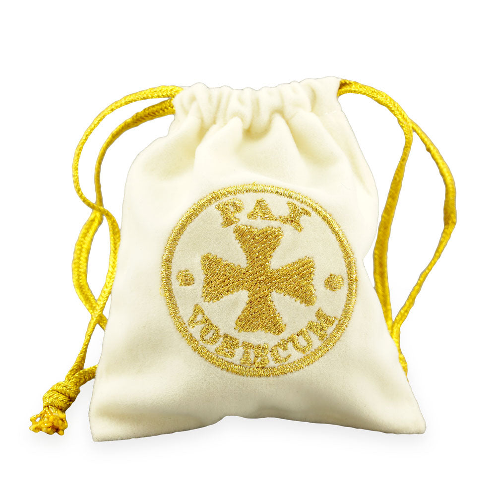 Rosary Pouch with a Gold Pax