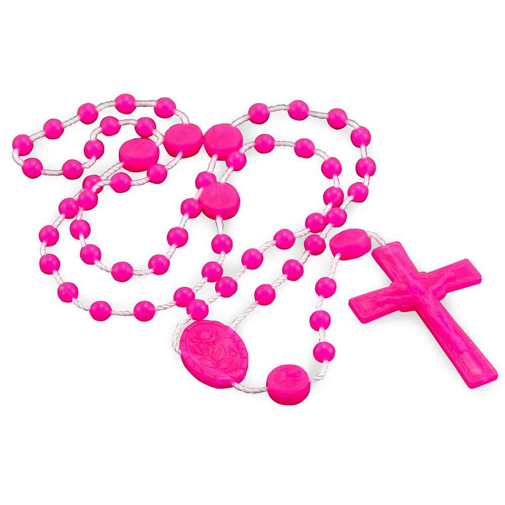 Lady of Lourdes Plastic Rosary
