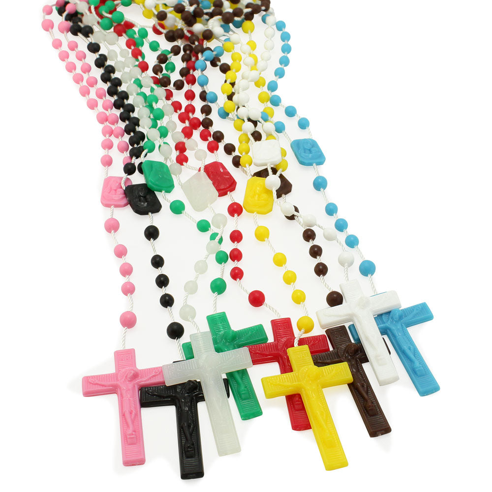 Plastic Beads Rosaries