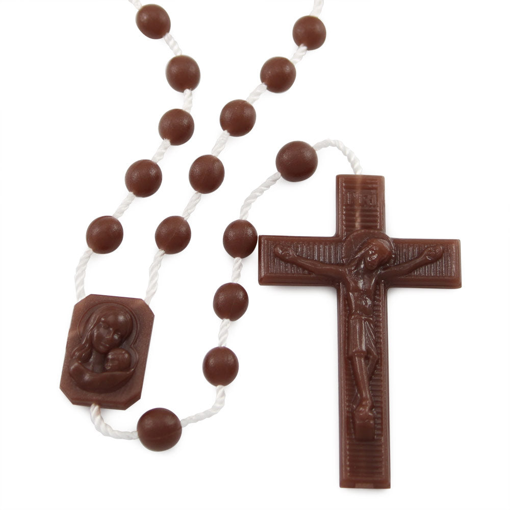 Brown Plastic Rosary