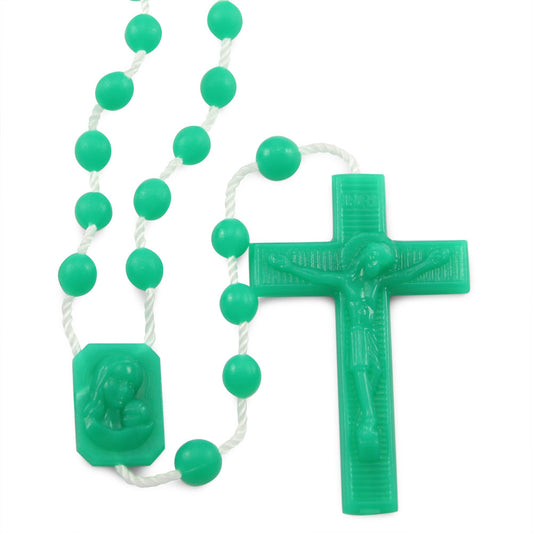 Green Plastic Rosaries
