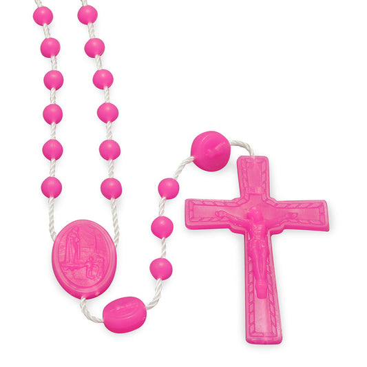 Fatima Anniversary Rosary with Plastic Beads