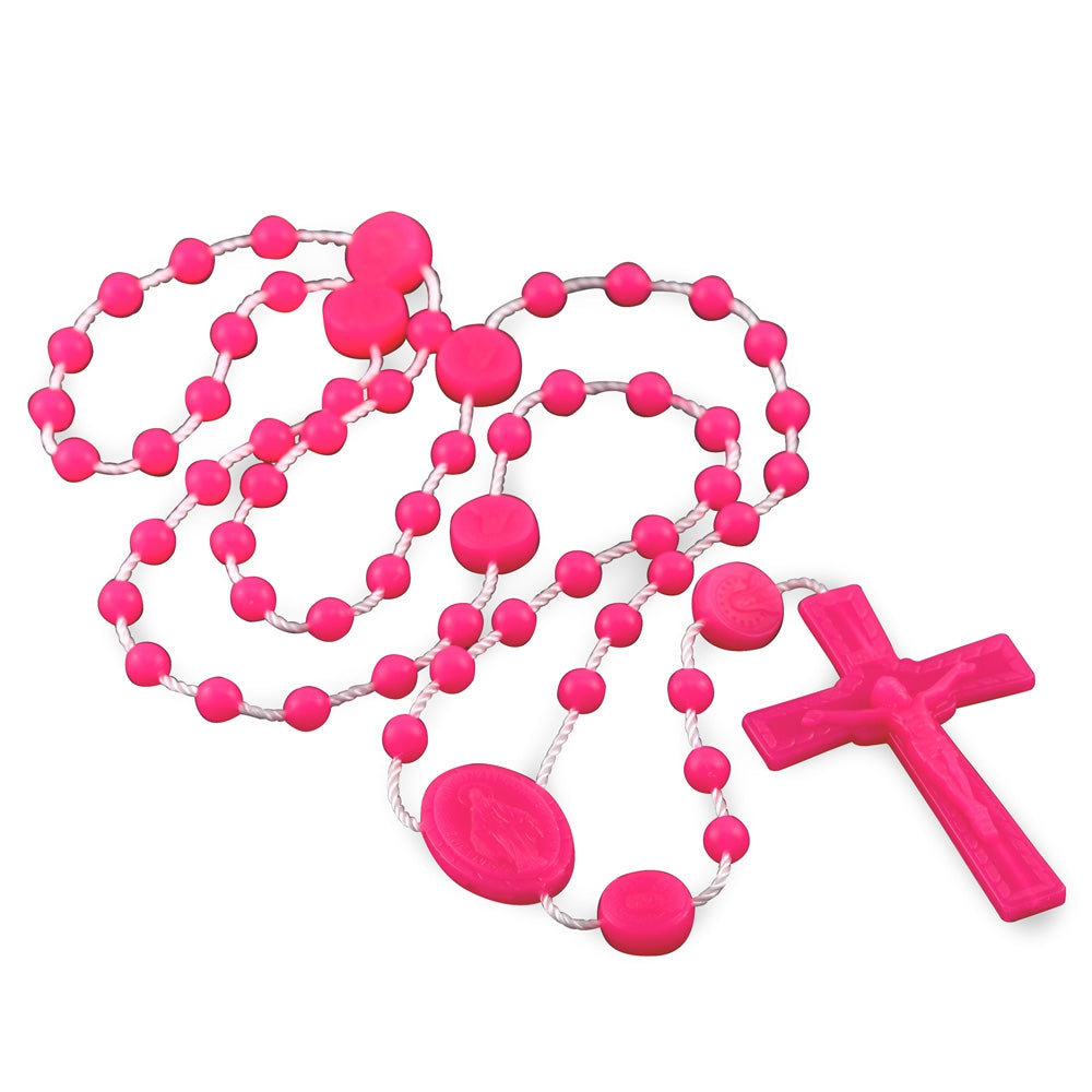 Amethyst Plastic Beads Rosary