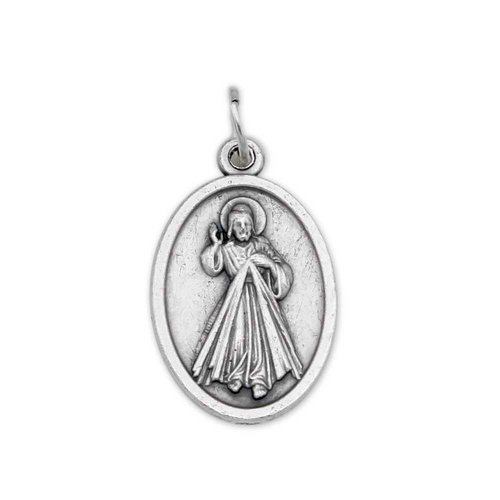 OL Guadalupe Medal - Divine Mercy Back