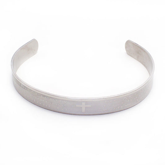 Serenity Prayer Catholic Cuff Bracelet