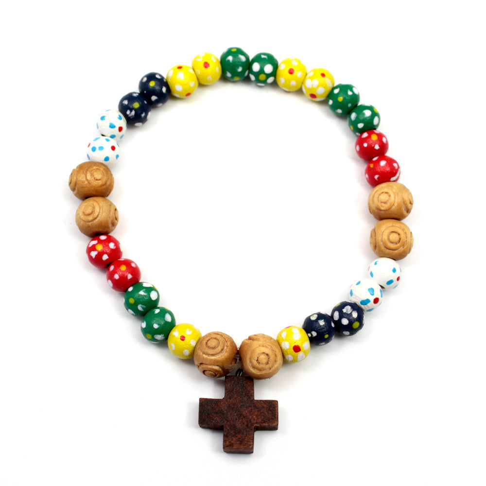 Missionary Wooden Beads Bracelet