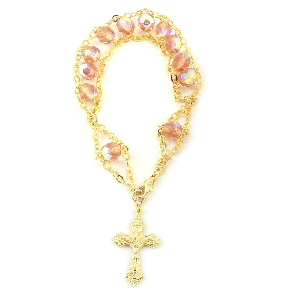 Catholic Ladder Rosary Bracelet