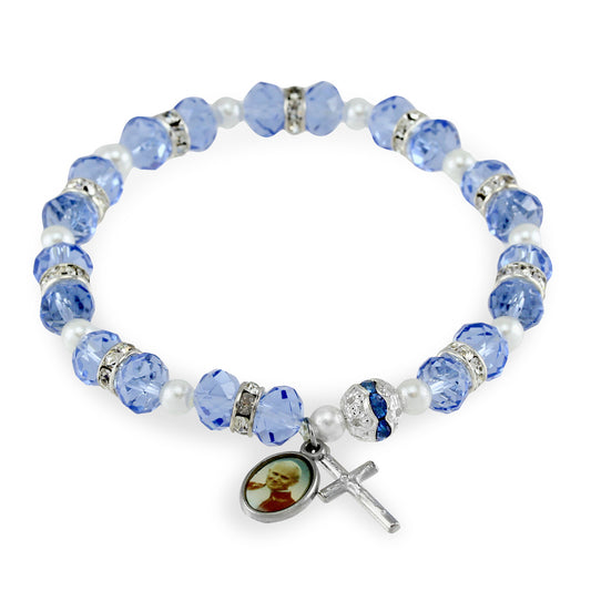 Rosary Bracelet Crystal Beads