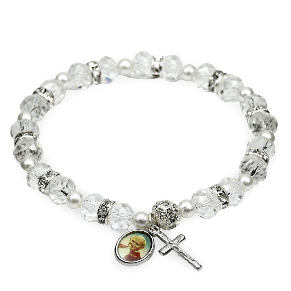 St John Paul II Rosary Bracelet 