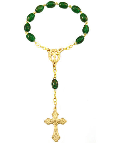Oval Beads Decade Catholic Rosary