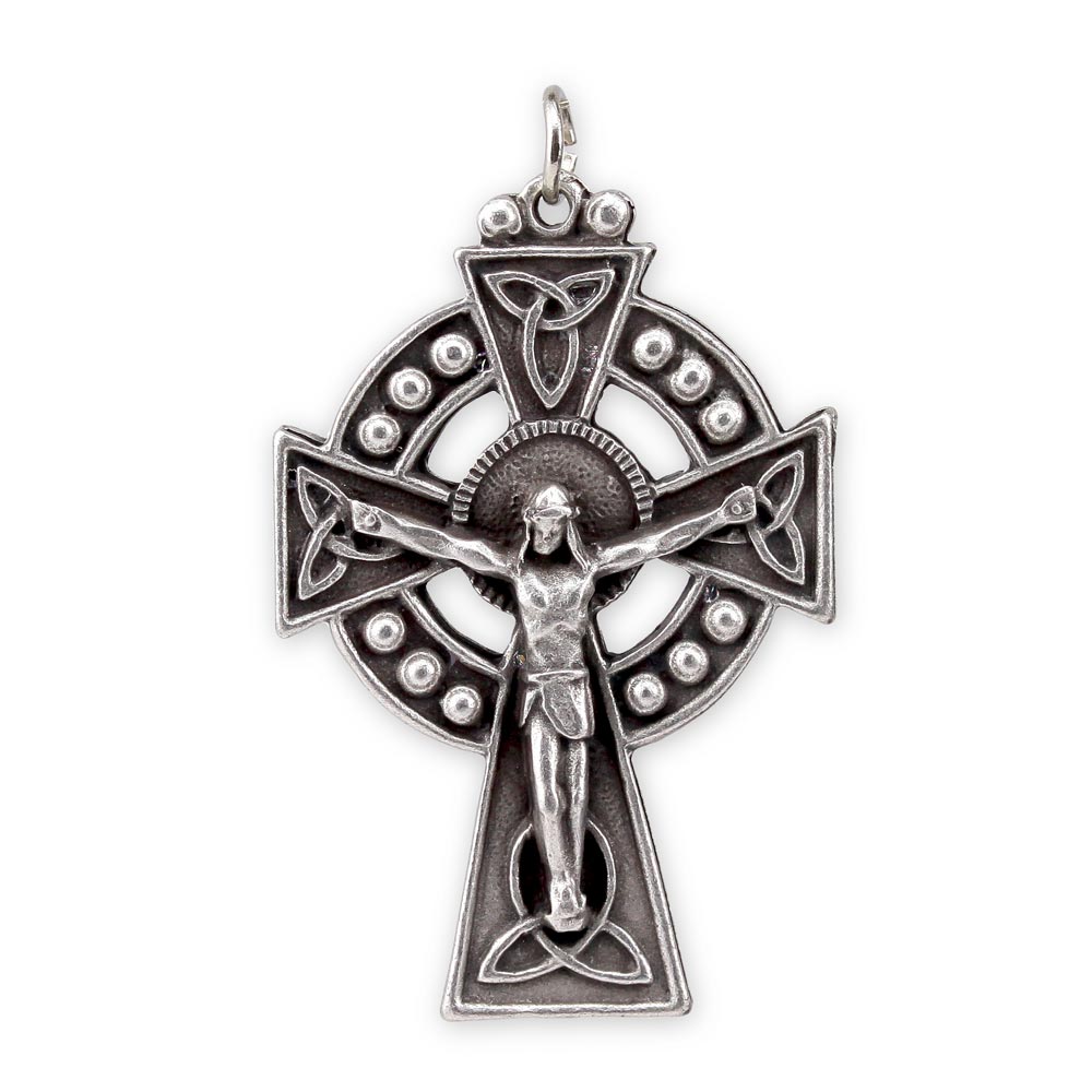 Celtic Cross Catholic Pendant