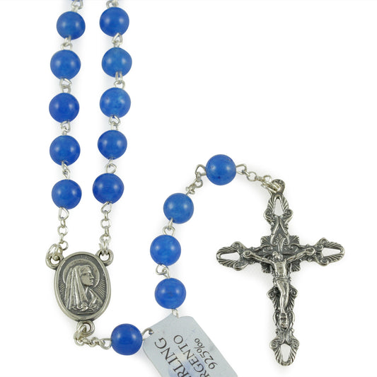 Blue Beads Rosary