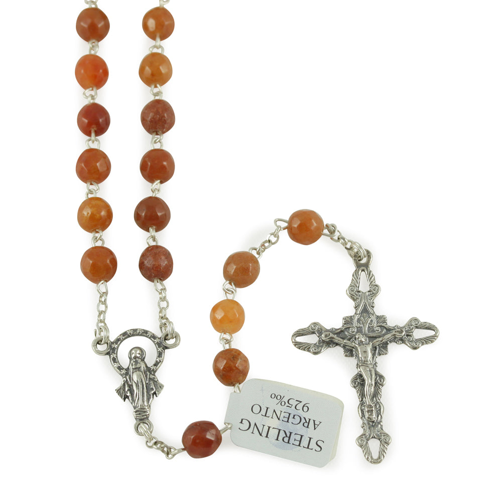 Corniola Beads Rosary