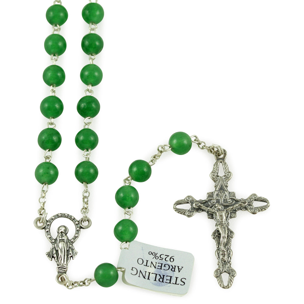 Rosary with Aventurina Beads