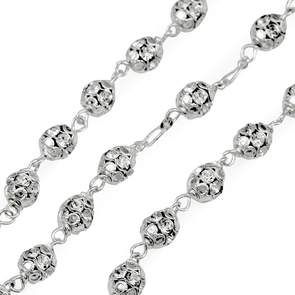 Sterling Silver Beads Rosary