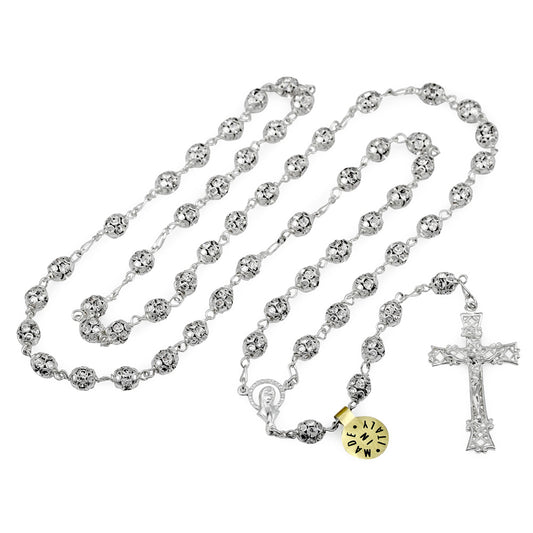 Crystal Beads Catholic Rosary