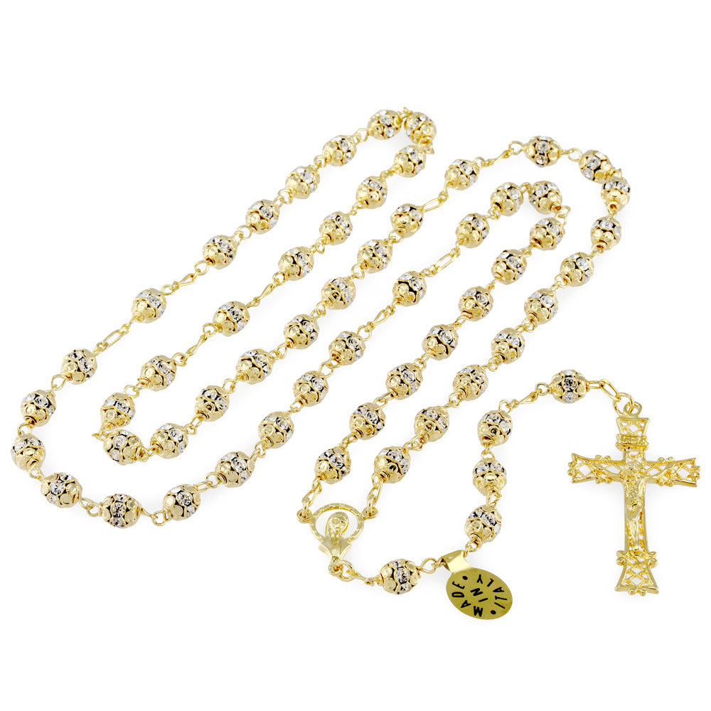 Gold Beads Rosary