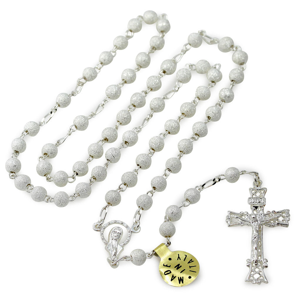 Rosary with Sparkle Finish Beads