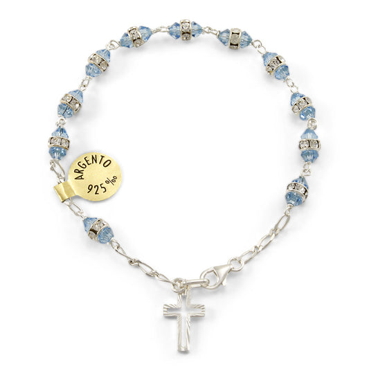Rosary Bracelets with Swarovski Crystal Beads