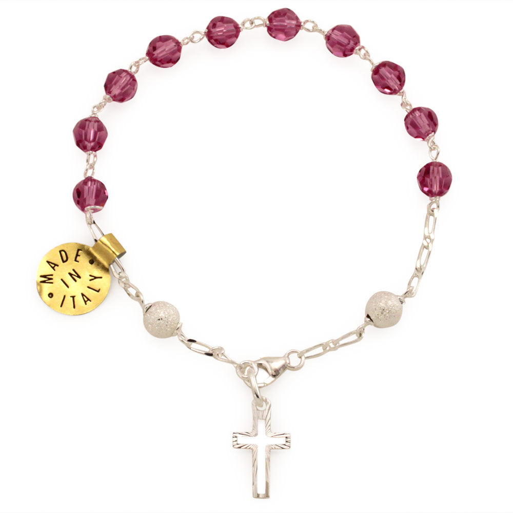 Rosary Bracelet Swarovski Beads