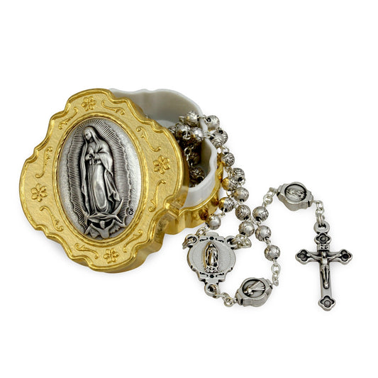 Lady of Guadalupe Gold Rosary