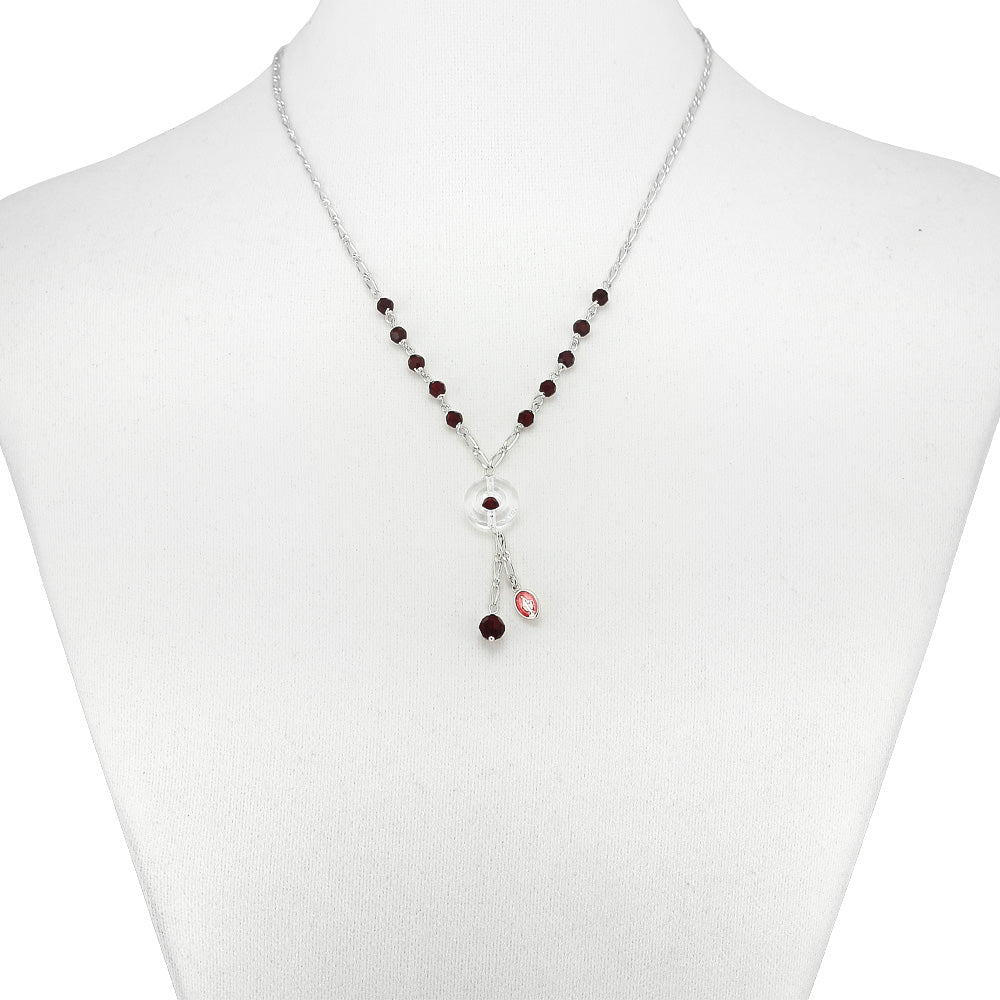 Swarovski Crystal Beads Rosary Necklace