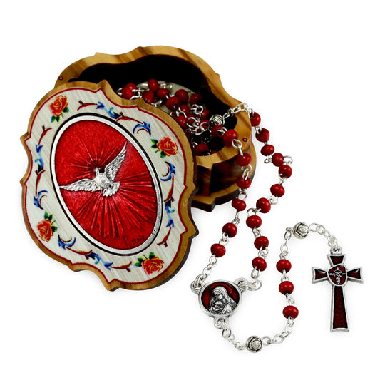 Confirmation Catholic Rosary Gift Set