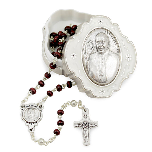 Pope Francis Rosary Gift Set