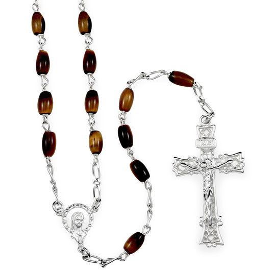 Catholic Sterling Silver Rosary
