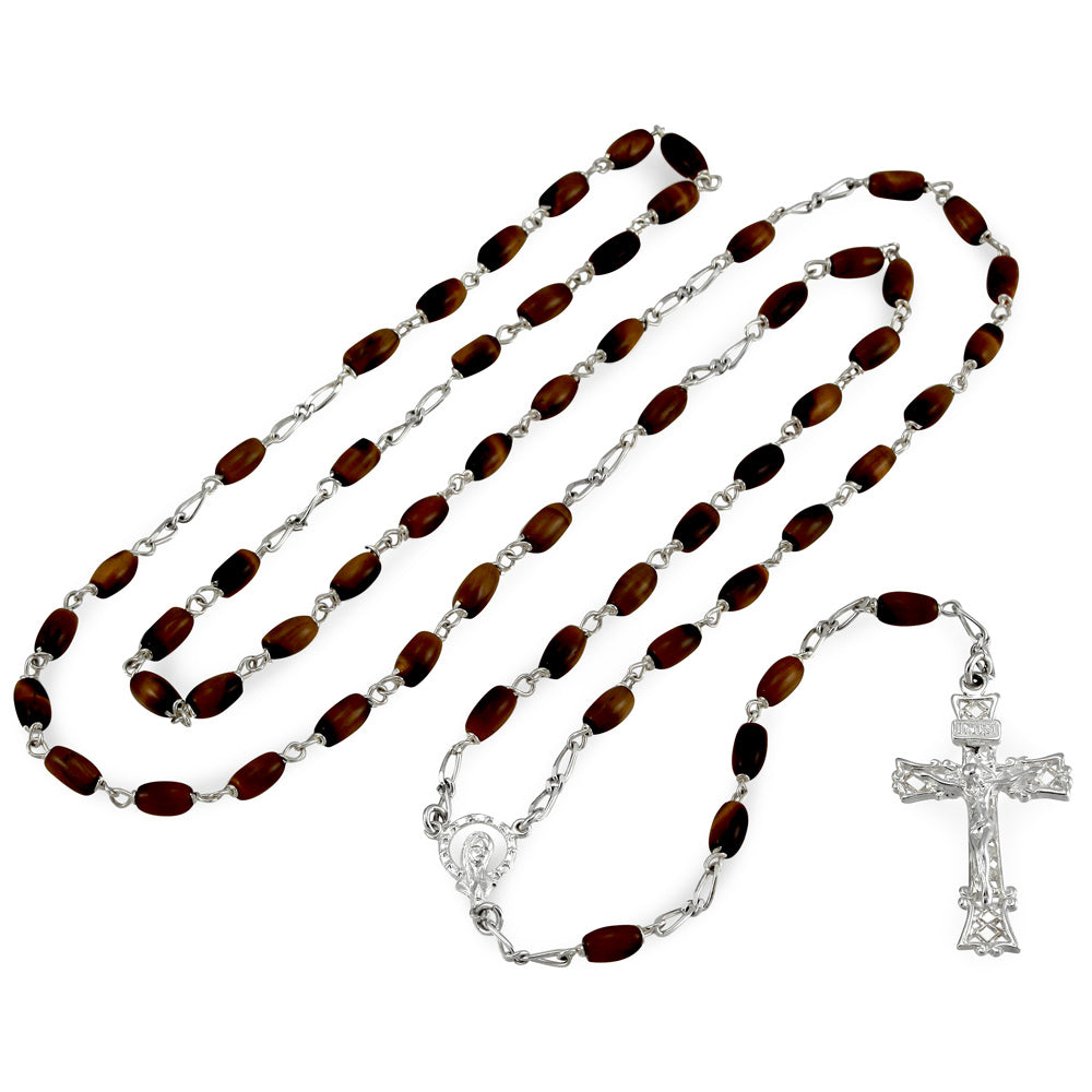 Sterling Silver Catholic Rosary