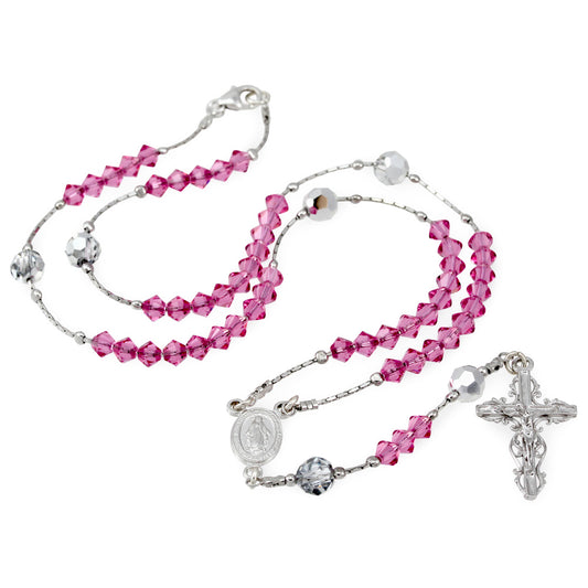 Crystal Beads Rosary with Clasp