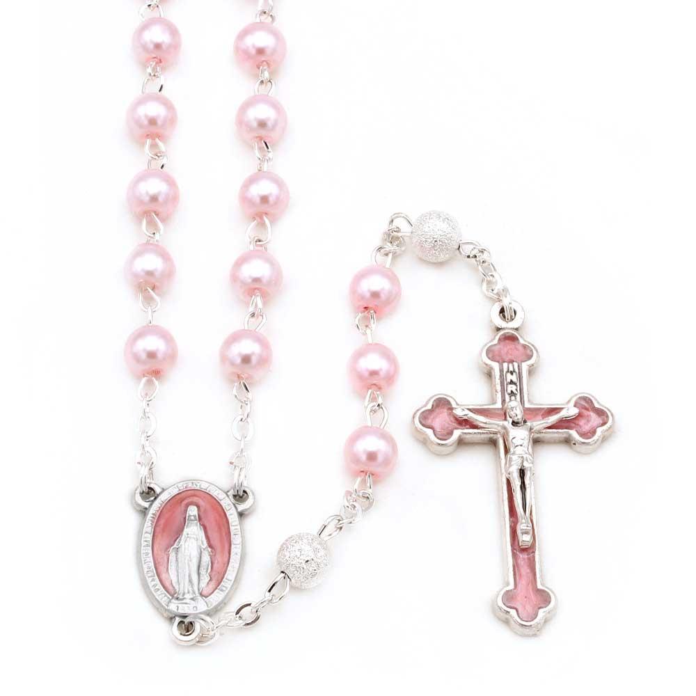 Pink Pearl Rosary