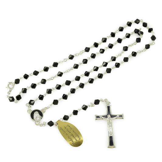 Crystal Beads Rosary with Clasp