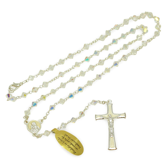Rosary with Swarovski Crystal Beads